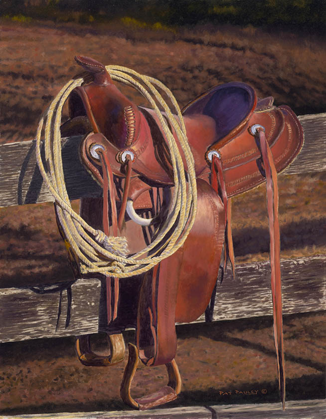 Days End Original Oil Painting by Pat Pauley